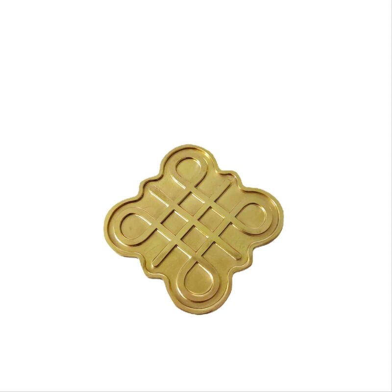 Tay nắm tủ đồng thau nút thắt đồng tâm SBD9375 2