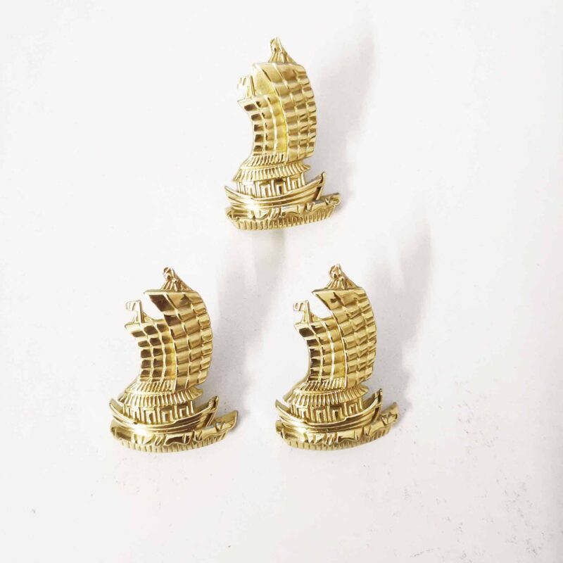 Tay nắm tủ đồng thau thuyền buồm tinh sảo SBD4054 1