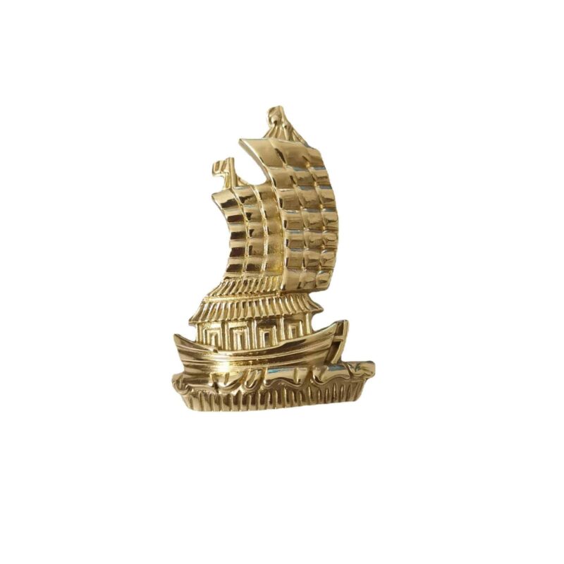 Tay nắm tủ đồng thau thuyền buồm tinh sảo SBD4054 2