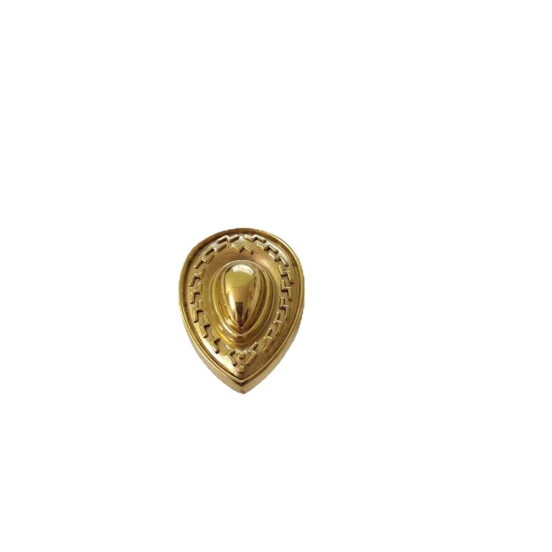Tay nắm tủ đồng thau tim đào cách điệu SBD8590 2