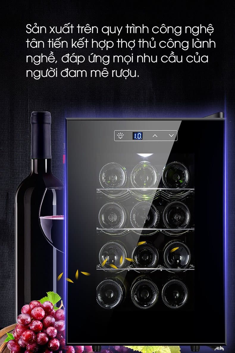 Tủ bảo quản rượu mini bằng điện DW-48AE 24