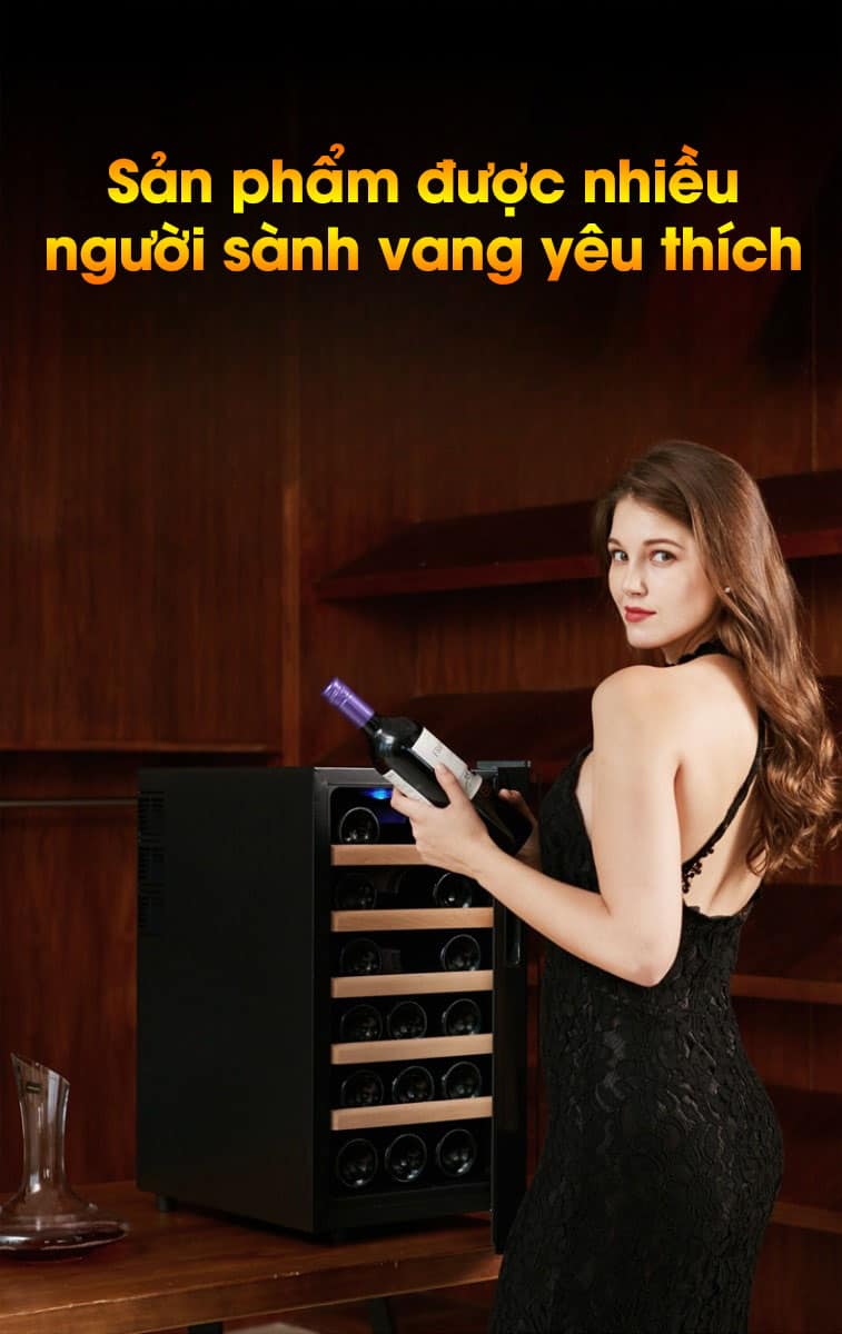 Tủ rượu vang mini Vinocave 18 chai SC-18AJP 6