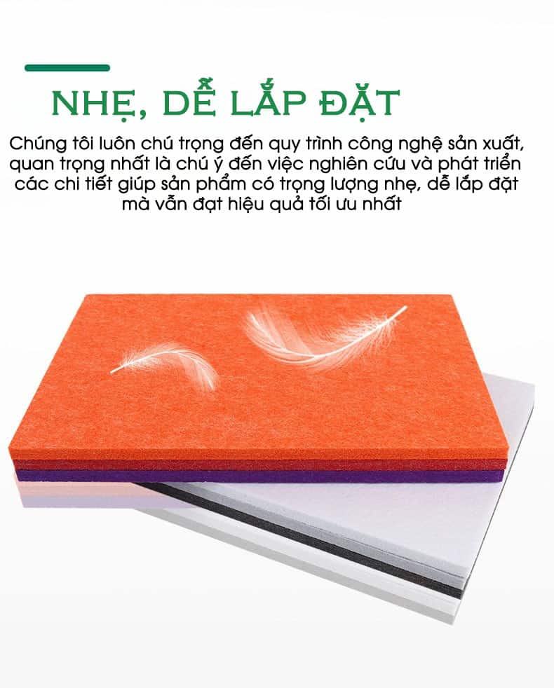 Vách tiêu âm 1.2mx2.4m chống cháy JS4022C 12