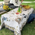 Khăn trải bàn picnic dã ngoại nhiều màu sắc YY2801Y