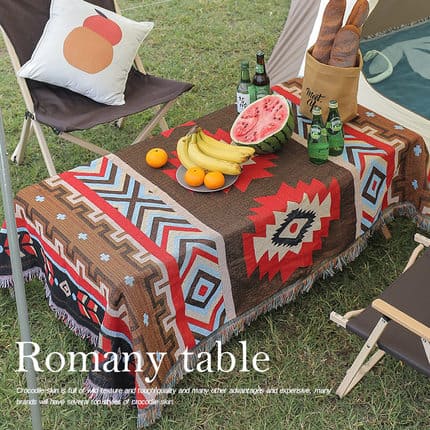 Khăn trải bàn picnic dã ngoại phong cách Boho YY1502Y 4