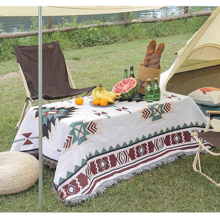 Khăn trải bàn picnic dã ngoại phong cách Boho YY1502Y 15