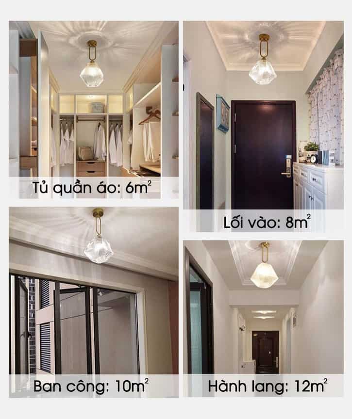 Đèn thả trần phòng khách bằng đồng cao cấp MC016-1Q 18