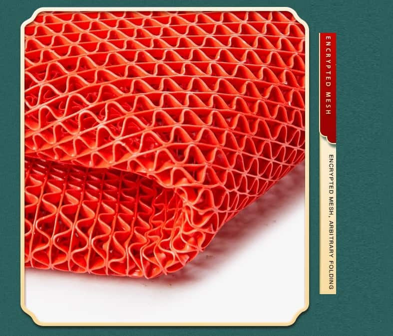 Thảm chống trượt hồ bơi nhựa PVC màu đỏ NZC6551R 6
