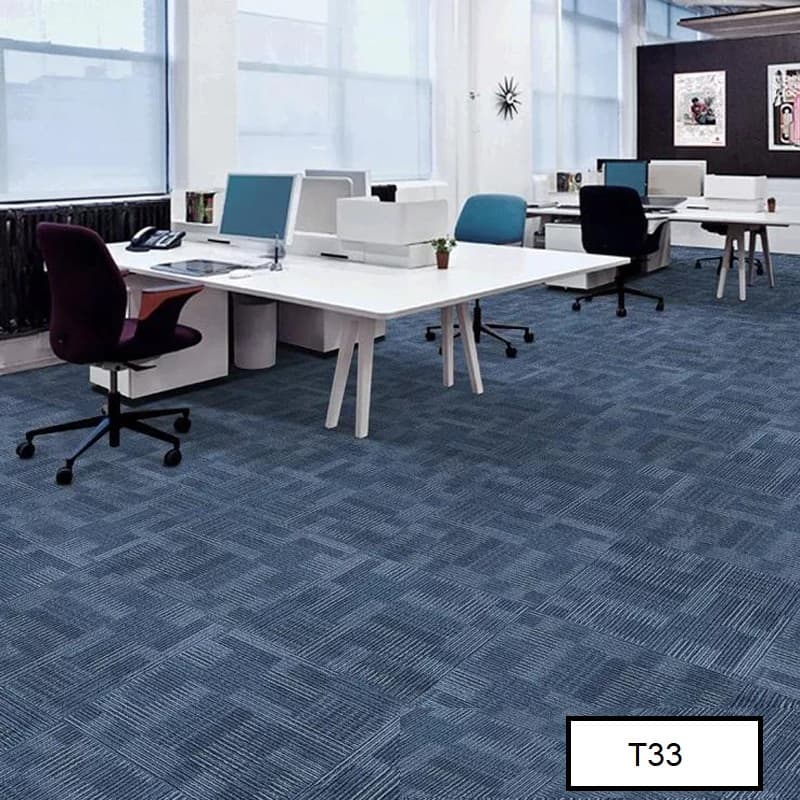 Thảm trải sàn văn phòng cao cấp màu xanh TXC1183B 3