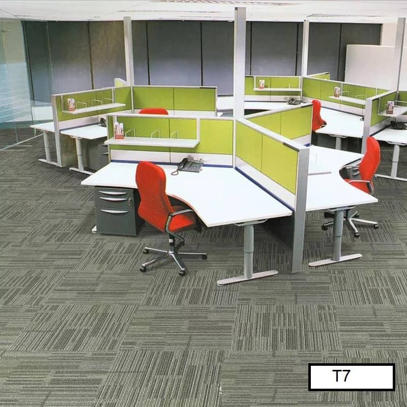 Thảm trải sàn văn phòng cao cấp màu xanh TXC1183B 6