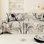 Tấm phủ ghế sofa Chenille rừng cây nguyên sinh YY9160