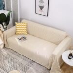 Tấm phủ ghế sofa cotton sọc dọc sọc ngang YY0901