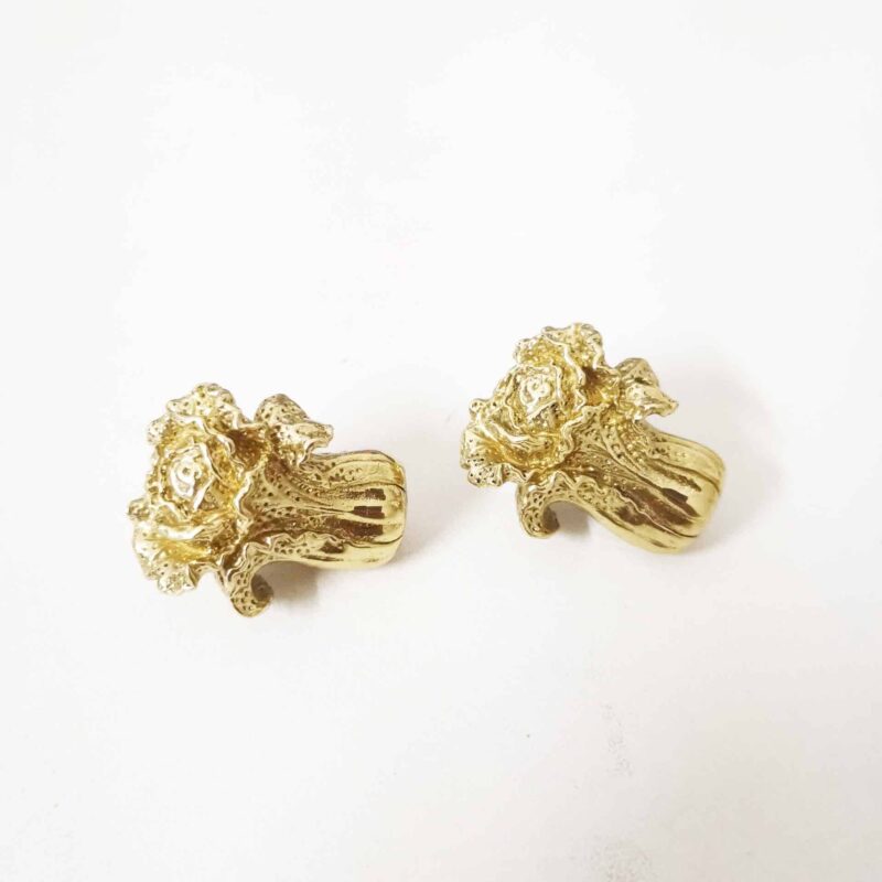 Tay nắm tủ đồng thau bắp cải bé con SBD6524