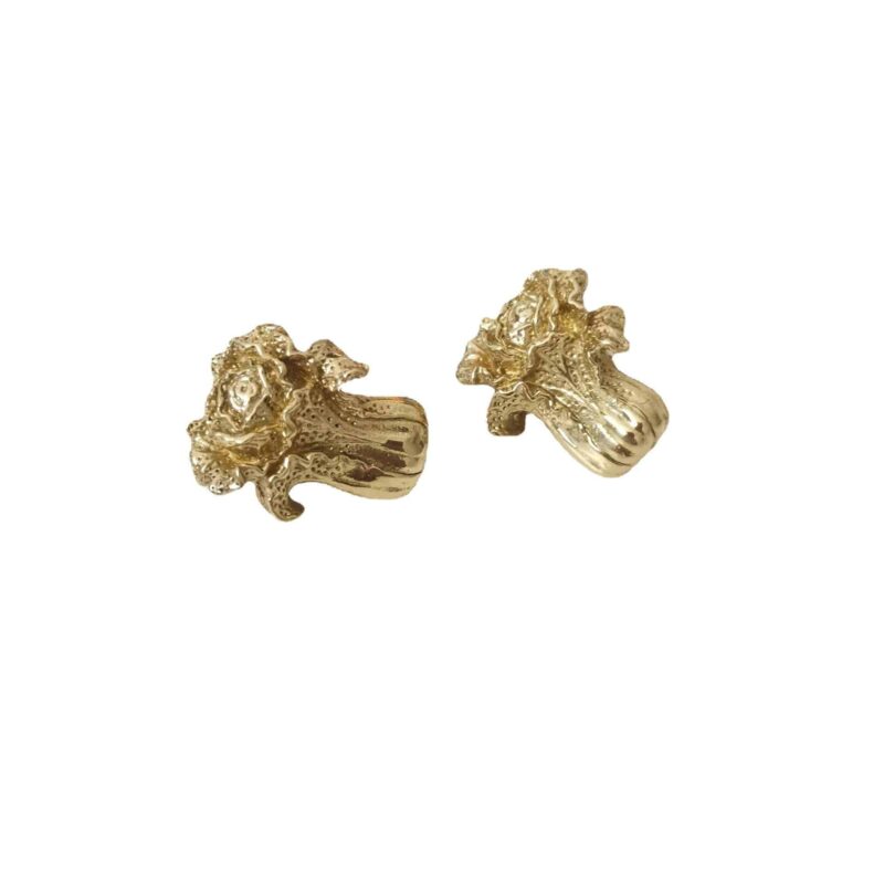 Tay nắm tủ đồng thau bắp cải bé con SBD6524 4
