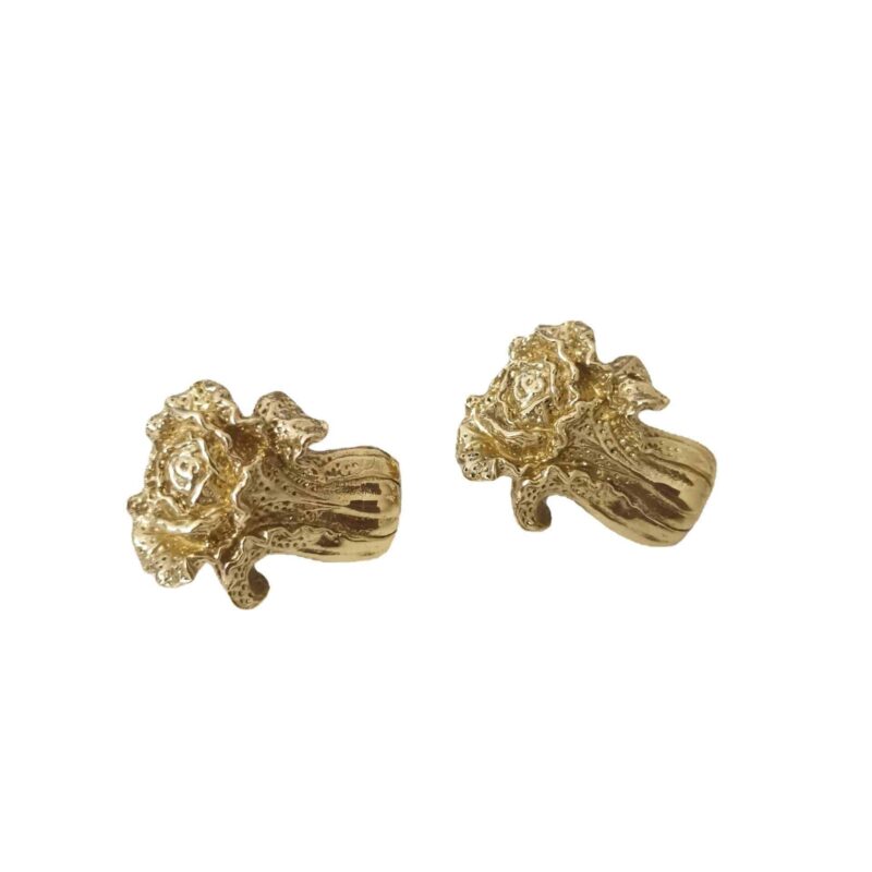 Tay nắm tủ đồng thau bắp cải bé con SBD6524 3