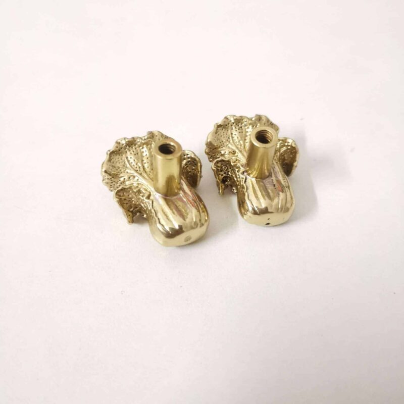 Tay nắm tủ đồng thau bắp cải bé con SBD6524 6