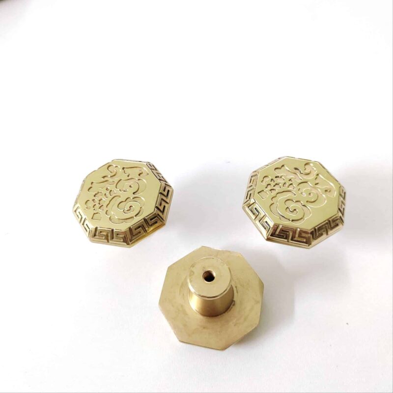 Tay nắm tủ đồng thau biểu tượng chữ Phúc SBD0058 8