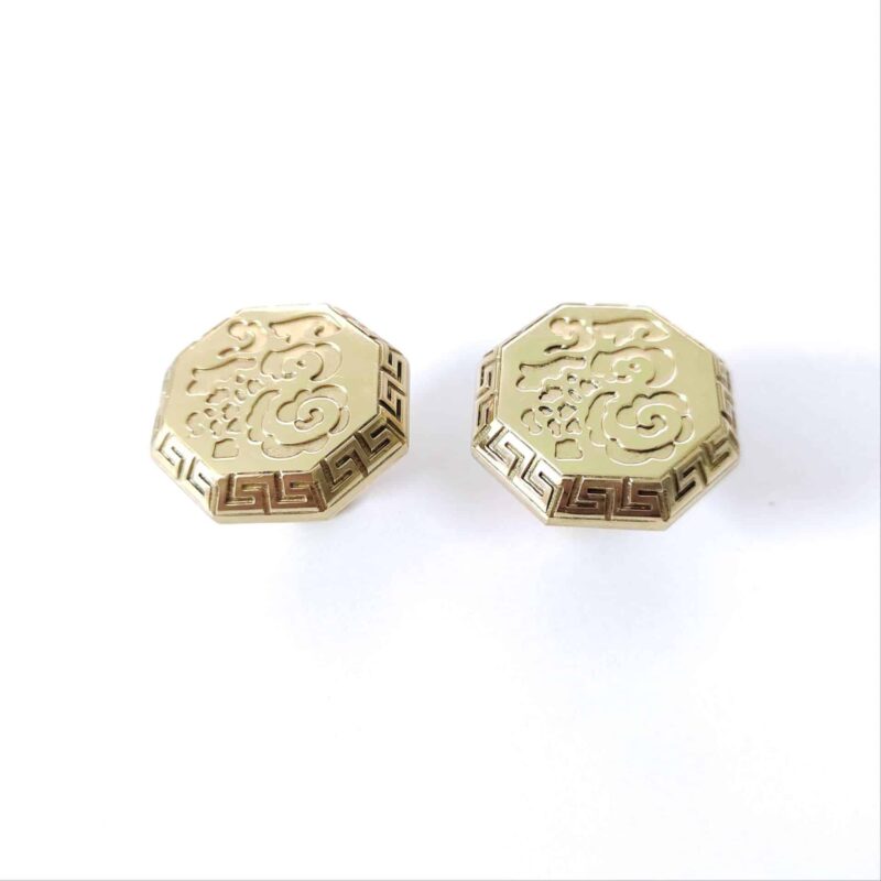 Tay nắm tủ đồng thau biểu tượng chữ Phúc SBD0058 3
