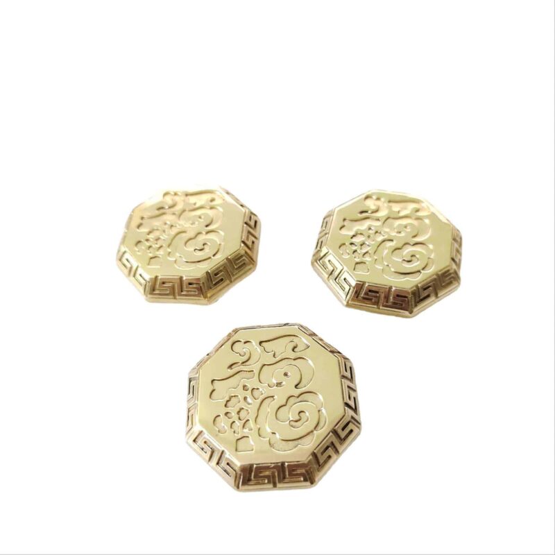 Tay nắm tủ đồng thau biểu tượng chữ Phúc SBD0058 5