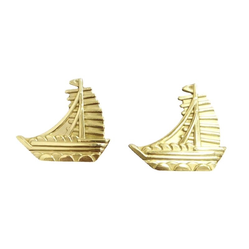 Tay nắm tủ đồng thau cánh buồm căng gió SBD0833 3