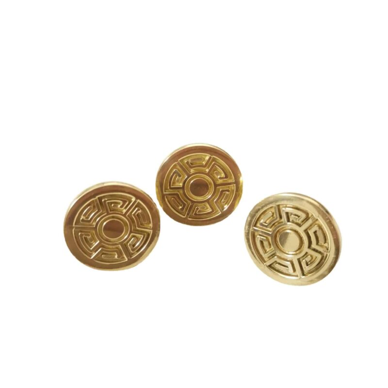 Tay nắm tủ đồng thau chữ vạn cách điệu SBD3677 5