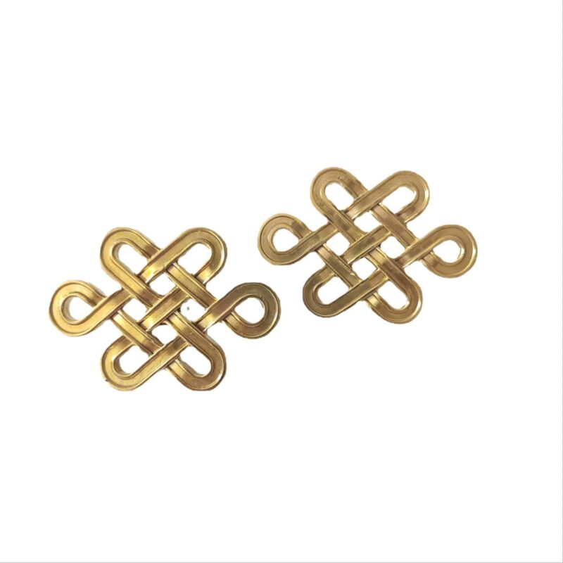 Tay nắm tủ đồng thau nút thắt vĩnh cữu SBD0493 5