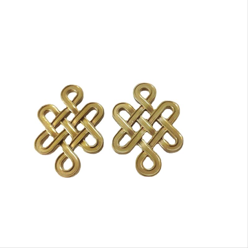Tay nắm tủ đồng thau nút thắt vĩnh cữu SBD0493 4