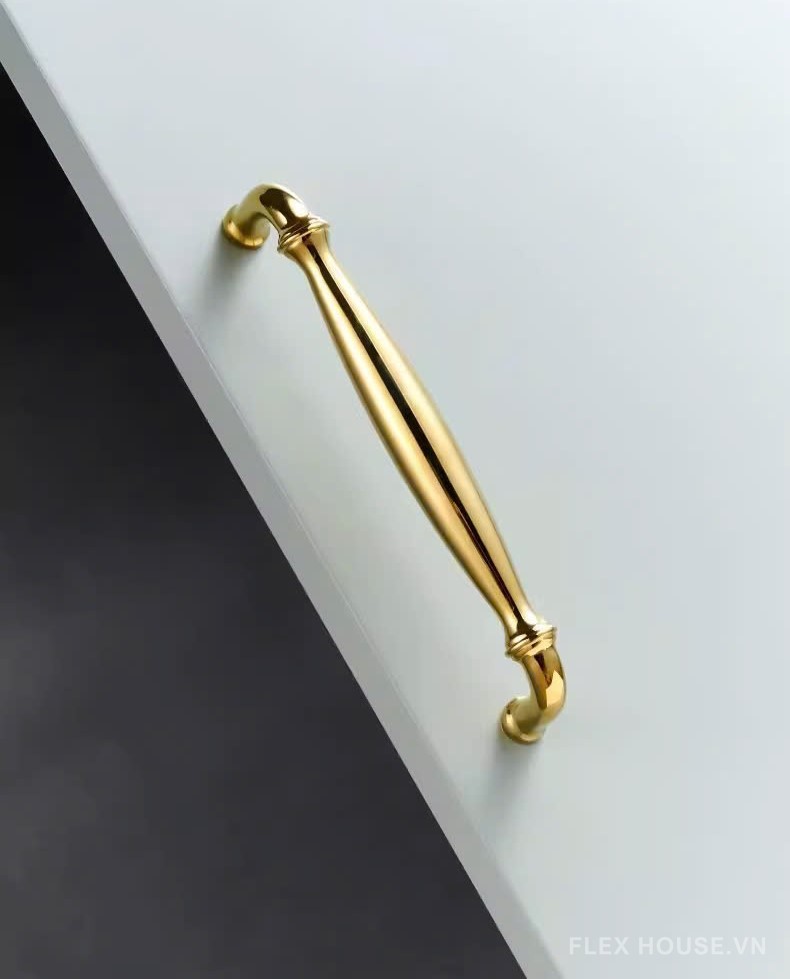 Tay nắm tủ đồng vàng cổ điển phong cách Italia DOR1012 9
