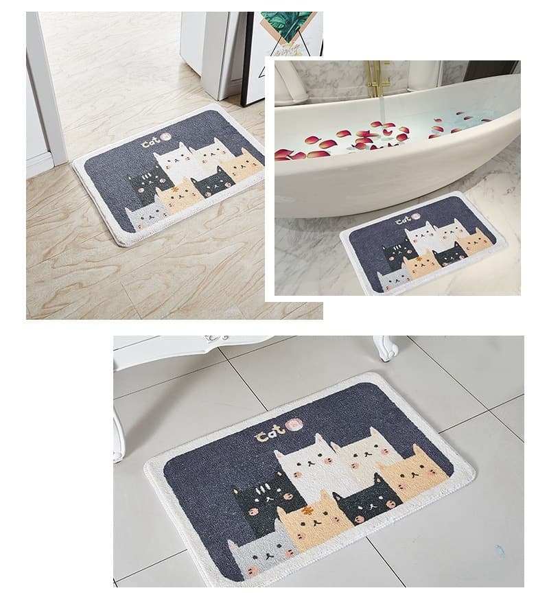 Thảm trải sàn nhà tắm những chú mèo TXC3667 11