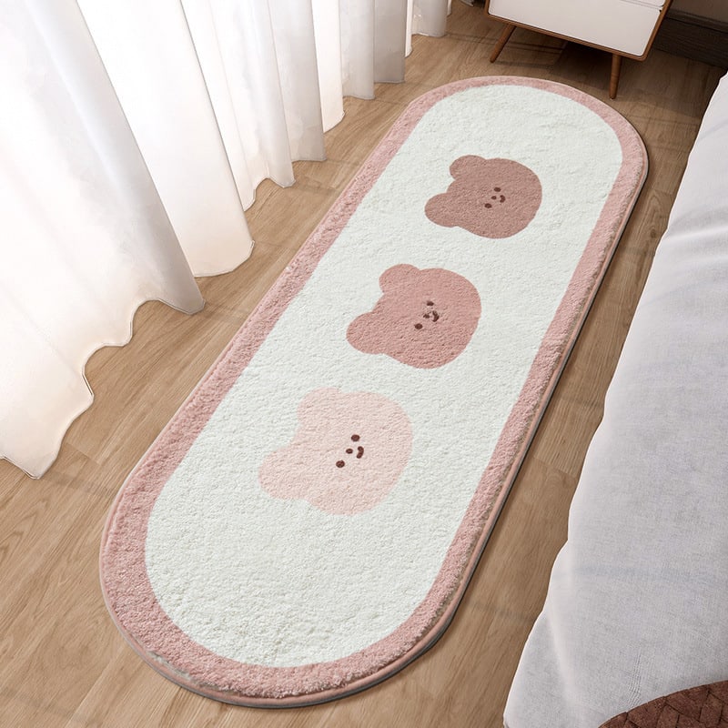 Thảm trải sàn phòng ngủ hình mặt gấu TBD8616 15