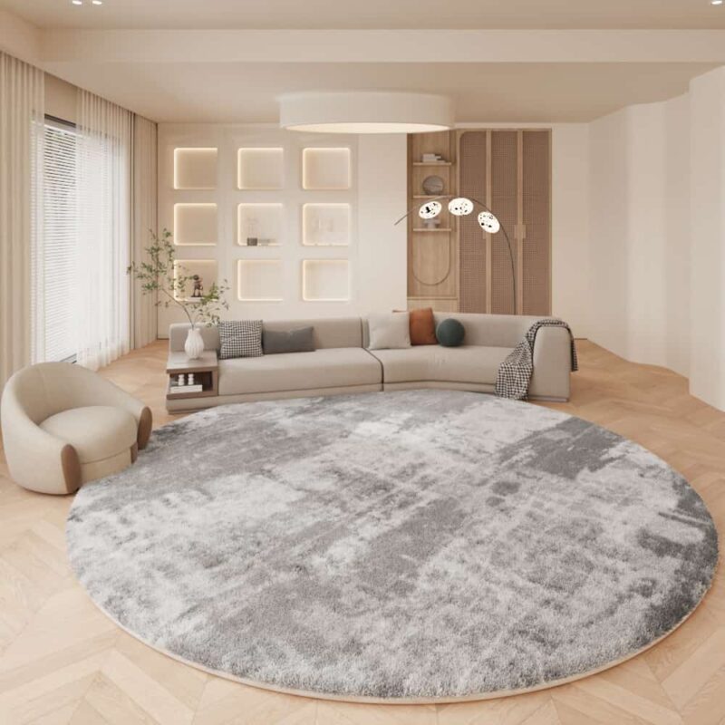 Thảm tròn tối giản hiện đại phong cách Bắc Âu TC0376 6