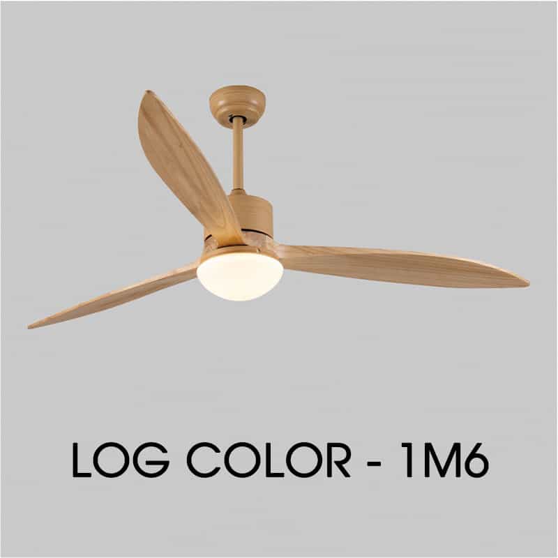 Đèn quạt trần bằng gỗ acrylic hiện đại tối giản LL3Y64 29