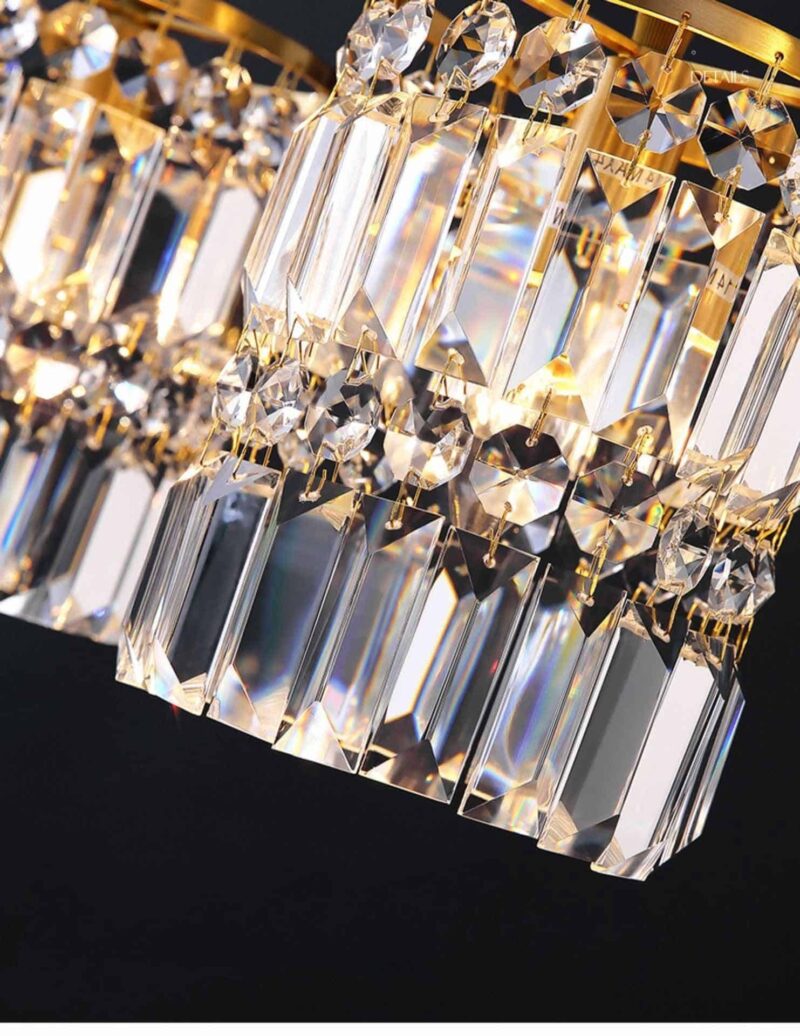 Đèn thả trần vòng tròn pha lê thả độc đáo MC053 8