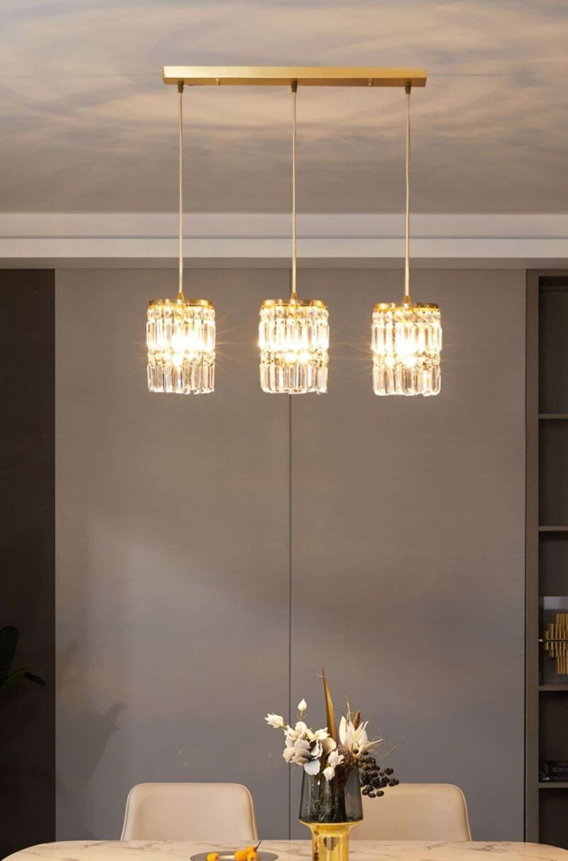Đèn thả trần vòng tròn pha lê thả độc đáo MC053 3