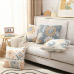 Gối tựa lưng gác tay sofa cotton nhiều hoa văn YY1812