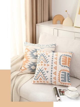 Gối tựa lưng gác tay sofa cotton nhiều hoa văn YY1812 18