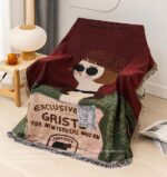 Tấm phủ ghế đơn cotton Léon và Mathilda YY2201 (5)
