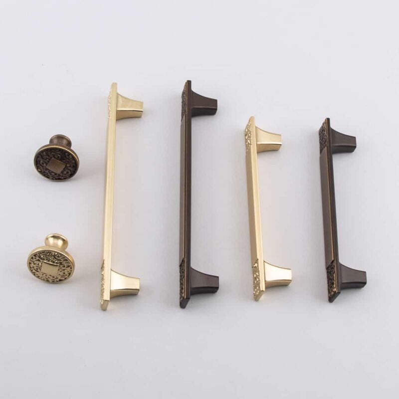 Tay nắm tủ áo tân cổ điển hợp kim kẽm KDL6122 9