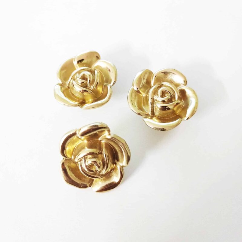 Tay nắm tủ bếp đồng thau hoa hồng cổ Huế SBD9704 6