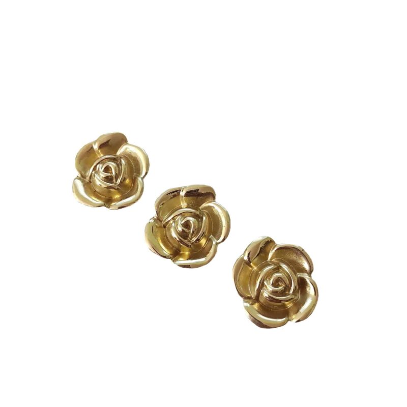 Tay nắm tủ bếp đồng thau hoa hồng cổ Huế SBD9704 4