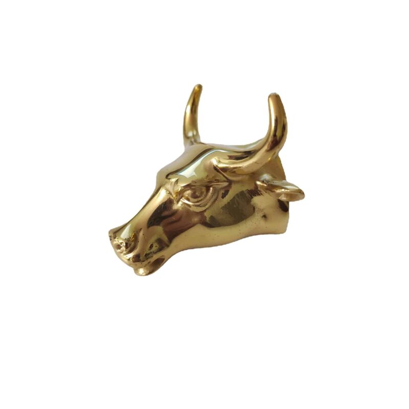 Tay nắm tủ đồng thau biểu tượng đầu bò SBD3837 1