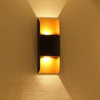 Đèn gắn tường bằng nhôm hai đầu hiện đại tối giản H25543 8