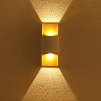 Đèn gắn tường bằng nhôm hai đầu hiện đại tối giản H25543
