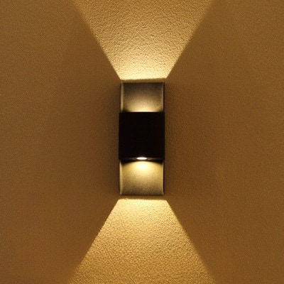 Đèn gắn tường bằng nhôm hai đầu hiện đại tối giản H25543 1