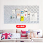 Bảng ghim tiêu âm vải nỉ sọc vuông AS5577