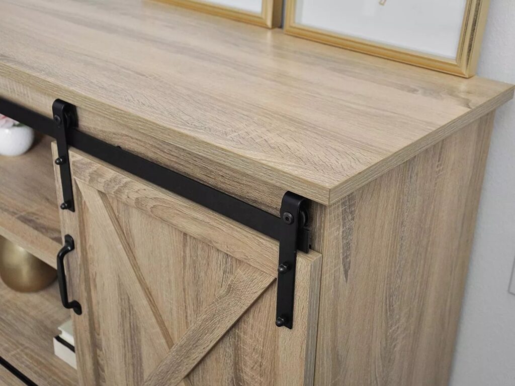 Ray trượt cửa lùa barn door cho tủ kệ RT9326 8
