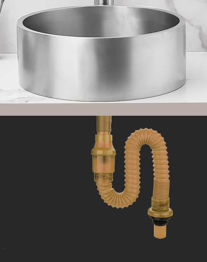 Bộ vòi lavabo phòng tắm cao cấp bằng inox SX9127 10