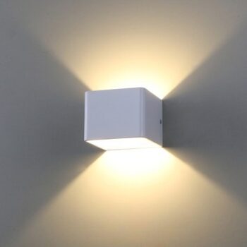Đèn gắn tường ngoài trời hình vuông đơn giản SLF8206 (2)