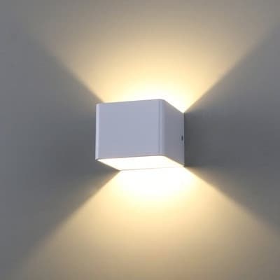 Đèn gắn tường ngoài trời hình vuông đơn giản SLF8206 7