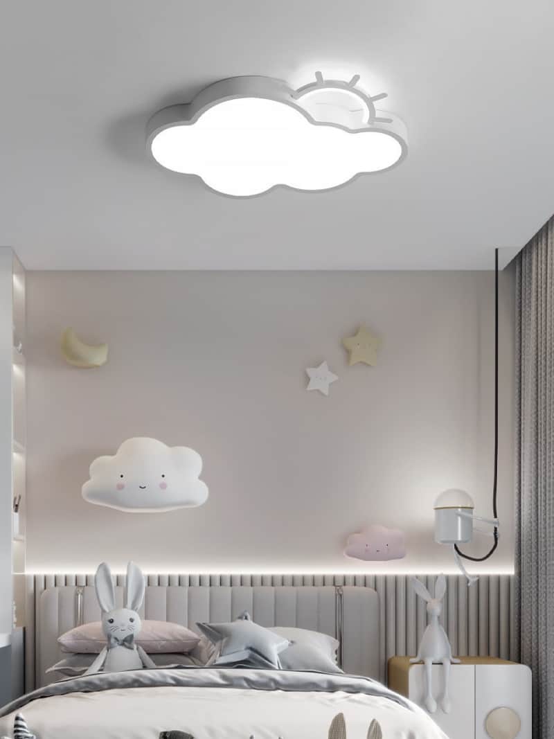 Đèn ốp trần phòng ngủ mặt trời và mây YT602 3